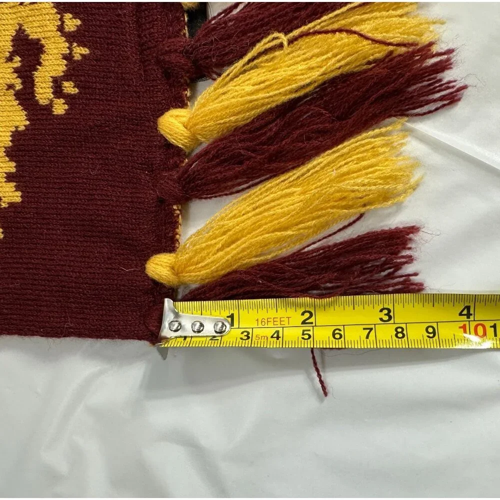 Harry Potter Gryffindor Reversible Scarf with Fringe‎ Acrylic Washable Cosplay